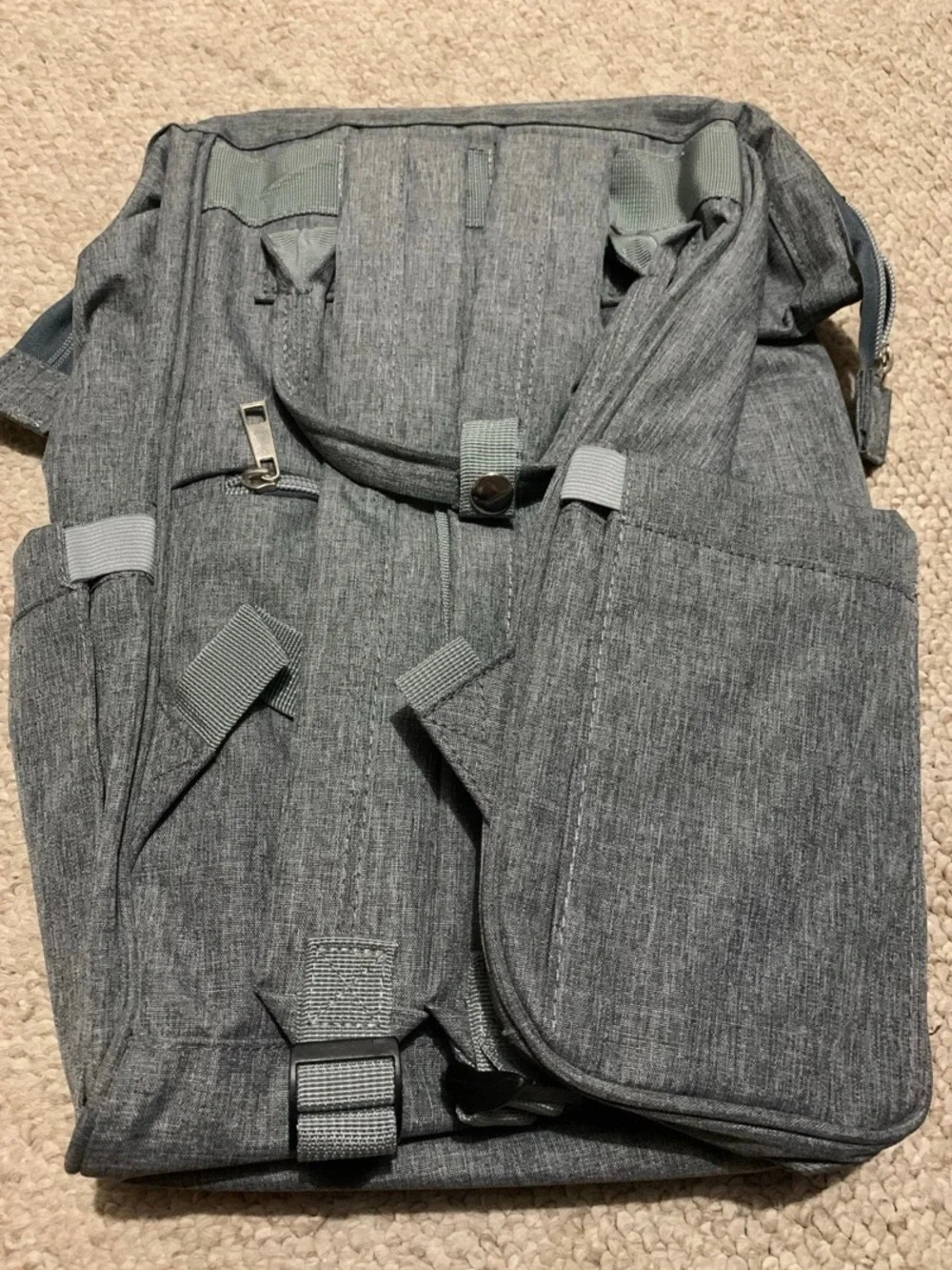 Baby Go Diaper Bag Backpack, Multifunction Travel Back Pack Maternity Baby